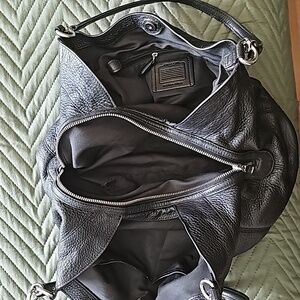 COPY - Coach - Black Leather Shoulder Handbag